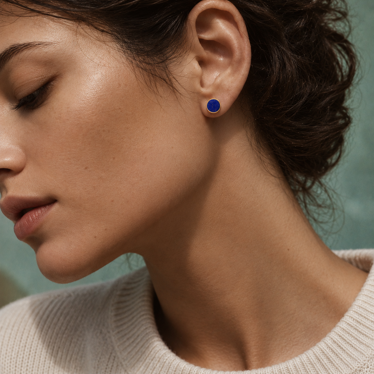 Malachite stud earrings | Safari